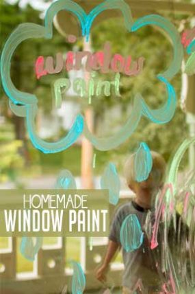 How to Make Easy Homemade Window Paint Recipe