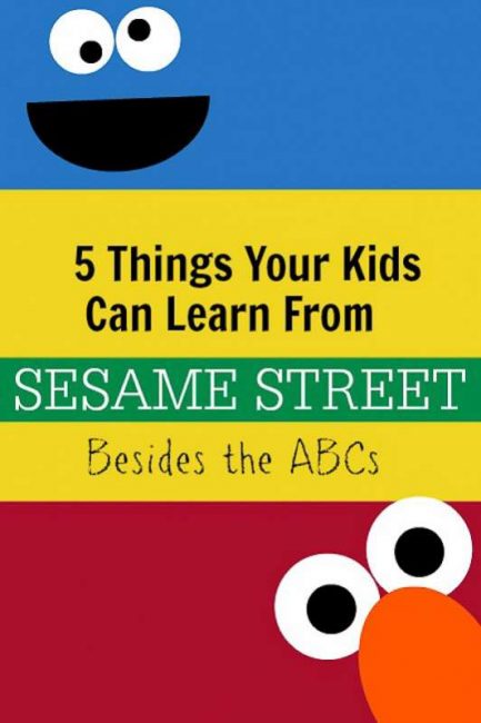 The things your child learns from just watching Sesame Street (and it goes way beyond the ABCs!)