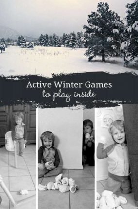 Active indoor winter activities for kids when it's too cold to go out!