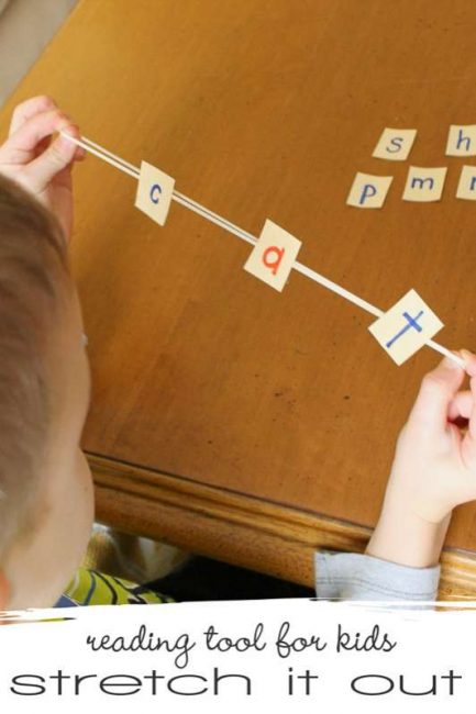 A tool to help kids with stretching out words.
