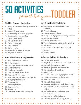 50+ Simple Activities for Toddlers to Try at Home