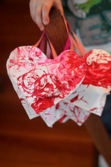 Stuffed Puffy Hearts Craft for Valentine's Day