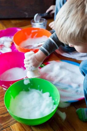 Super Simple Soapy Sensory Foam Activity for Kids