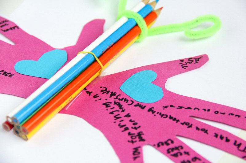 Kids can make this butterfly teacher appreciation craft for an end of the school year gift idea!