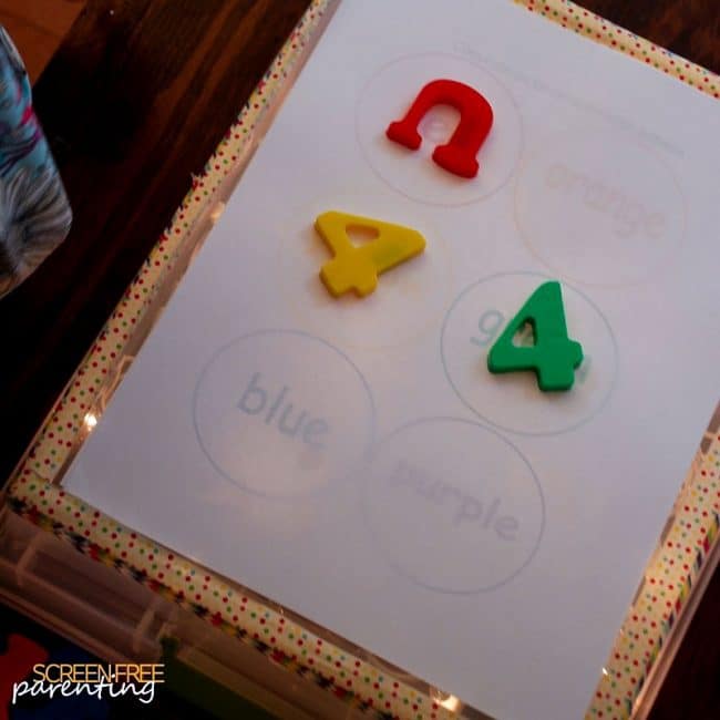 Try tracing on the DIY light table for simple screen-free fun!