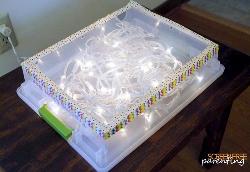 A DIY light table that's so simple to make