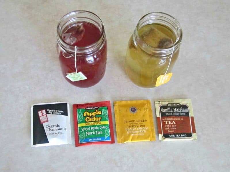 Make scented ice for sensory play with strong smelling teas.