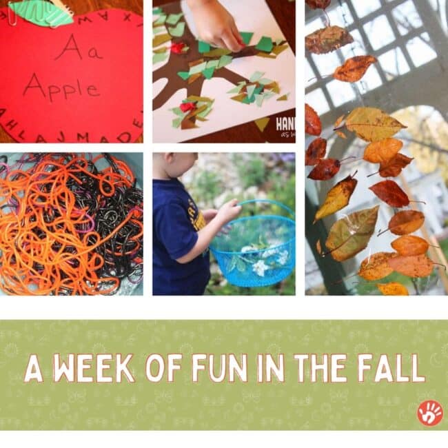 A week of fall activities to have fun with the kids