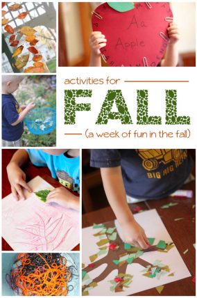 A week of fall activities to have fun with the kids