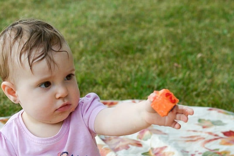 Jello is a fantastic sensory experience for babies and young toddlers. Especially kids that still put everything in their mouth (know one?). 