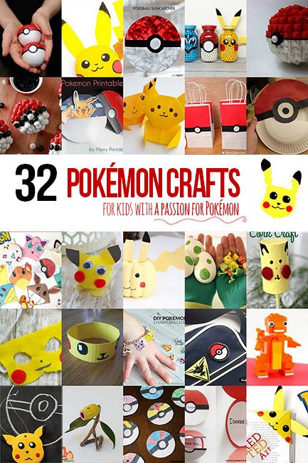 32 PokÃ©mon Crafts for Kids that have a passion for PokÃ©mon
