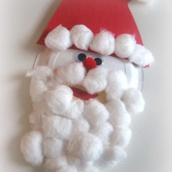 Paper Plate Santa Craft for Kids