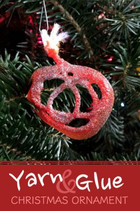 Make this simple DIY Christmas ornament with your toddler or preschooler.