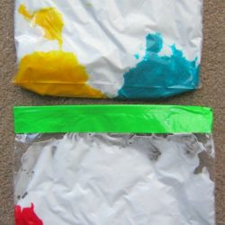 Shaving Cream Color Mixing Bag