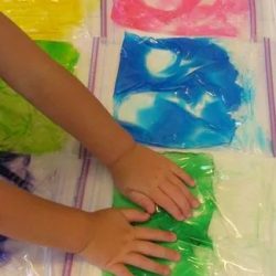 Bright and Colorful Sensory Bags for Preschool
