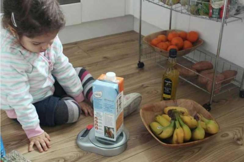 Quick Number Learning Activity on a Kitchen Scale