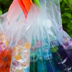 Rainbow Water Bead Sensory Bags