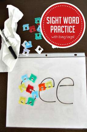 Practice Sight Words with simple everyday objects