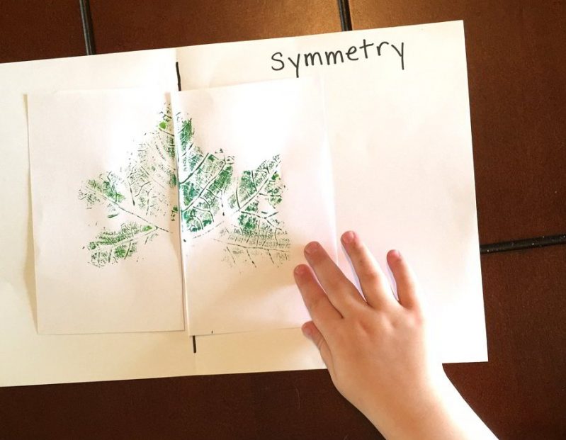 This is a super easy, hands-on preschooler activity for learning symmetry. Explore symmetry in nature and create symmetrical images with blocks and toys!