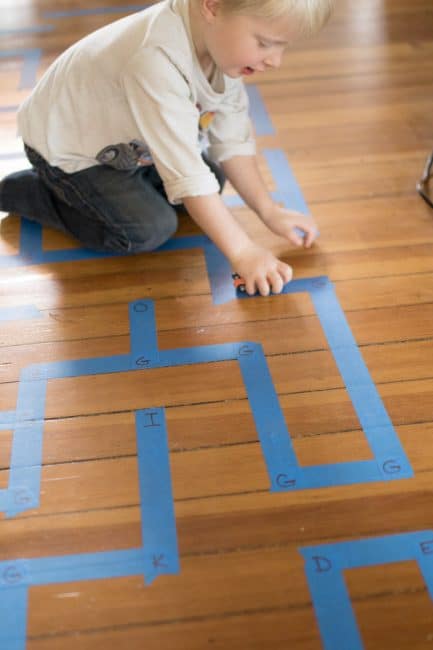 This is such a simple and fun maze activity for learning letters or numbers!