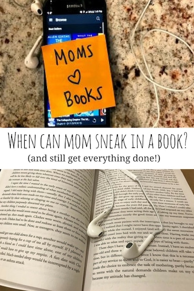 Simple times when mom can enjoy a good book too!