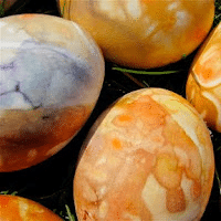 Natural Tie-Dyed Eggs