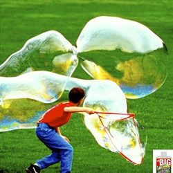 Have a giant bubble blowing contest!