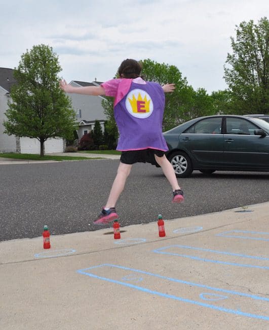 This superhero playground challenge looks like a great way to burn off energy!