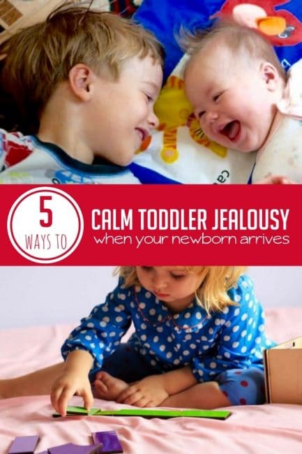 These are some great ideas so calm toddler jealousy that is bound to happen when you bring a newborn home.