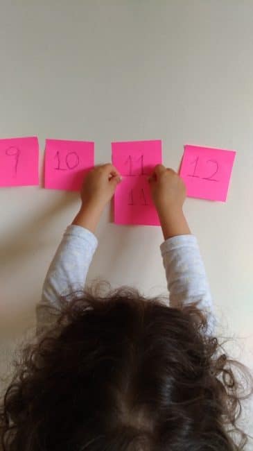 This silly rolling number matching game is a fun way to work on number recognition and burn off some energy at the same time!