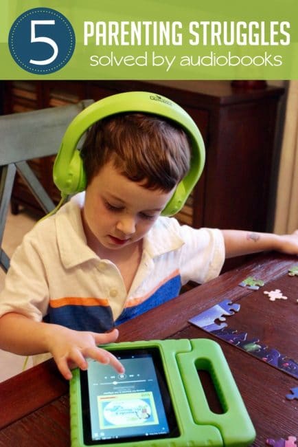 Who knew audiobooks for preschoolers could be such a useful parenting tool?