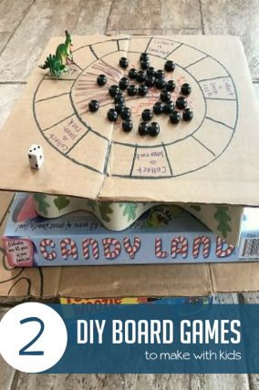 These two super simple DIY board games will keep your kids having fun, while learning, and spending time building relationships and making memories.