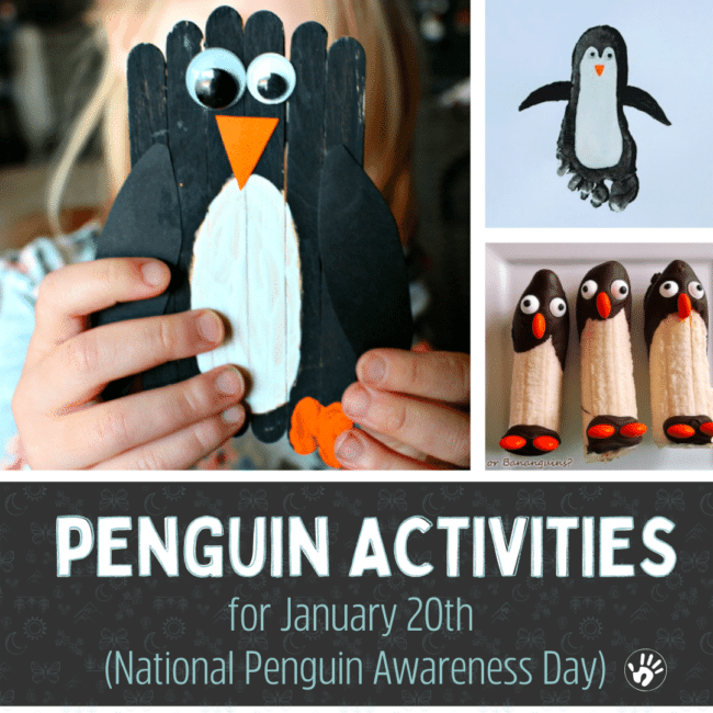 Penguin activities for January 20th (National Penguin Awareness Day)