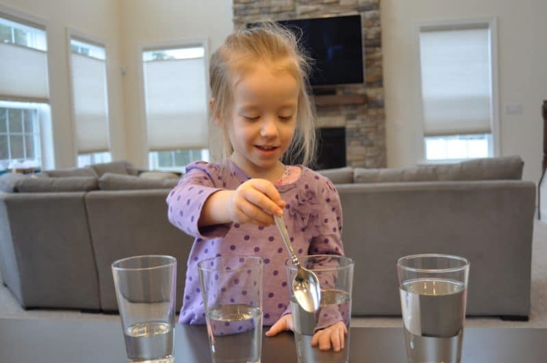 Make music with water in this classic kid-friendly science experiment