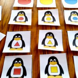 Practice shapes and colors with these printables from Welcome to Mommyhood