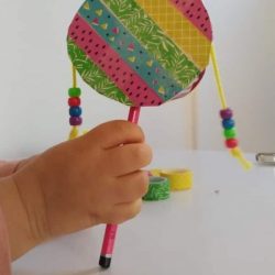 Make a simple DIY hand drum for a musical craft
