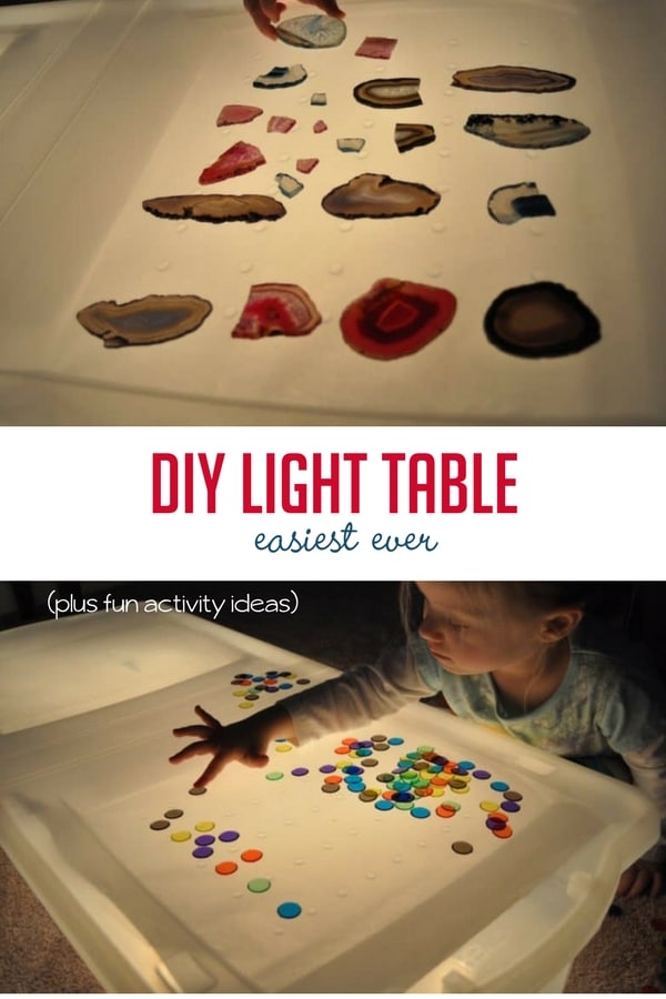 How to Make the Easiest DIY Light Table + Activities! - Hands On