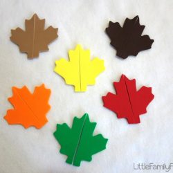 Fall Leaf Match- Little Family Fun