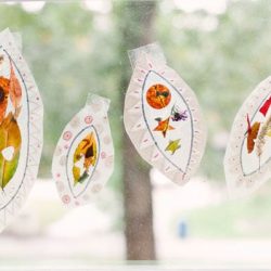Fall Leaf Suncatcher Collage- Hands On As We Grow