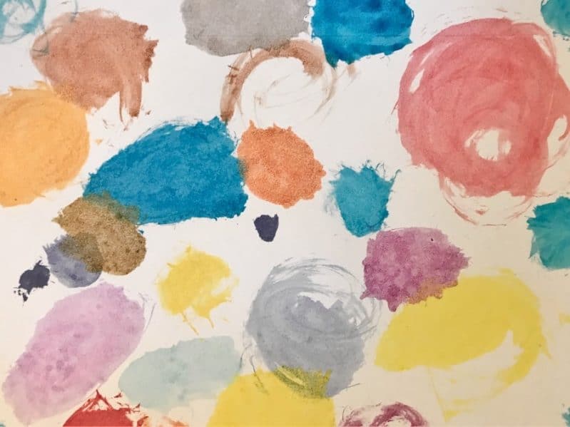 Enjoy an abstract art activity based on "The Dot" by Peter H. Reynolds!