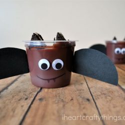 Bat Pudding- I Heart Crafty Things