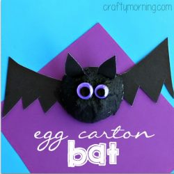 Egg Carton Bat- Crafty Morning