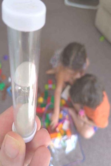 Use an egg timer in three different ways to engage with your kids!