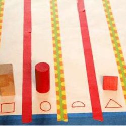 Sorting Shapes (and graphing) Activity for Toddlers