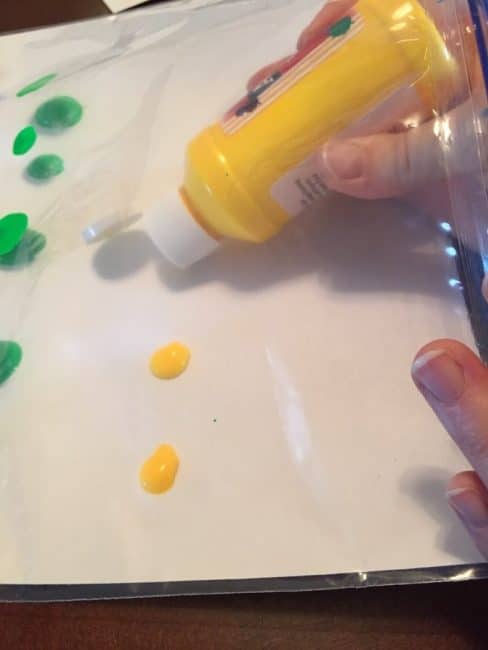 Teaching skip counting? Your child will love this unique and artistic skip counting activity! Squish paint and practice counting as you create art!