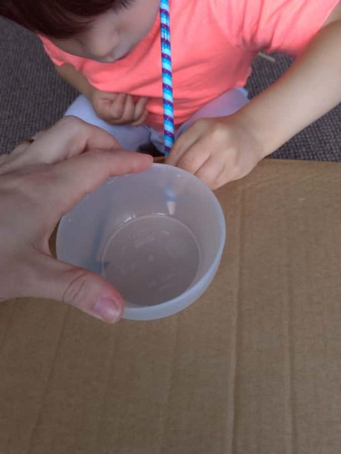 Practice fine motor tracing skills when you DIY a sensory box guessing game!
