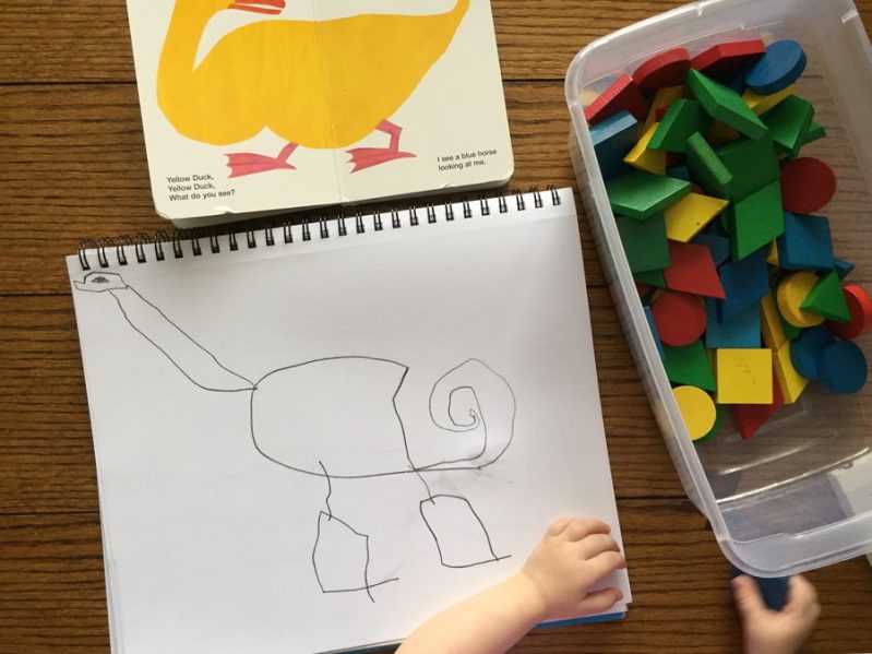 Easy Zentangle Drawing Inspired Art Activity for Kids