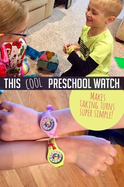 This cool preschool watch made taking turns so much easier! Try it with your kids today!