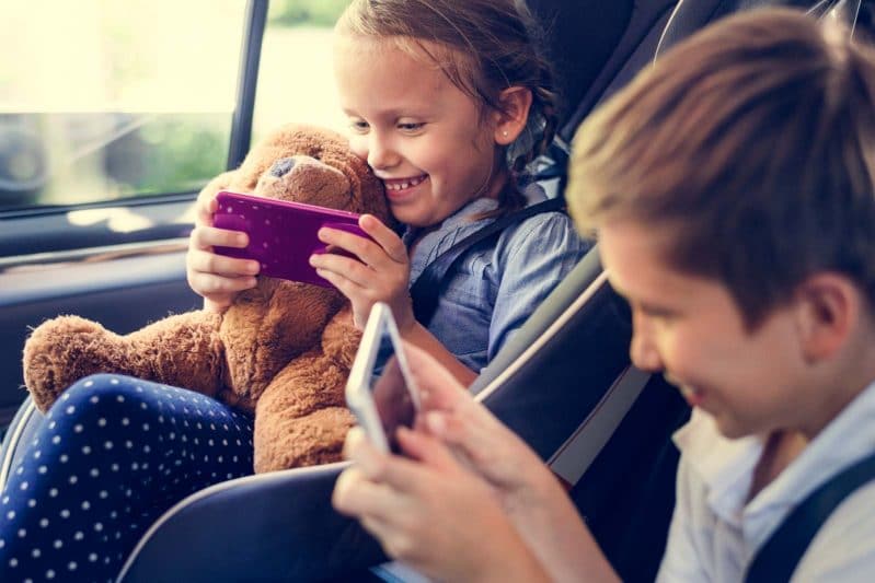 It's okay to bust out the screens to keep kids entertained on road trips or plane rides!