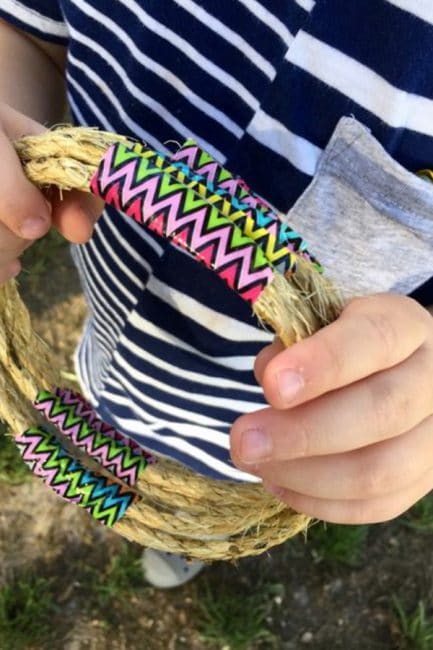 Craft your own fun outdoor toy with just a few simple supplies!
